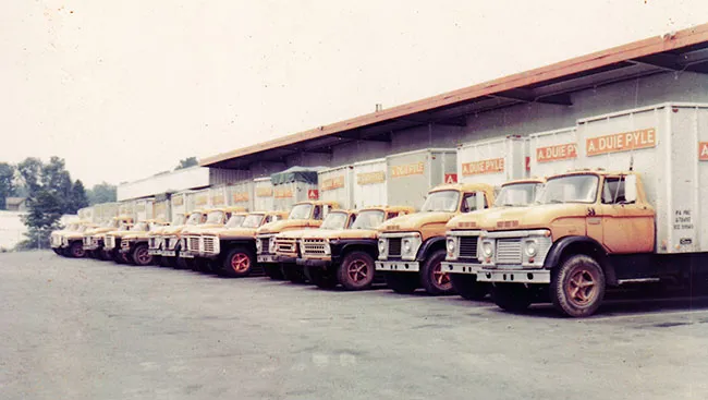 A. Duie Pyle trucks in 1968
