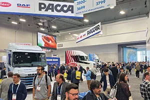 Paccar booth at CES 2024