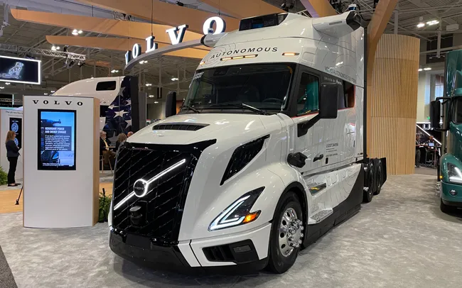 Aurora-equipped Volvo VNL