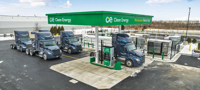 Clean Energy fueling station