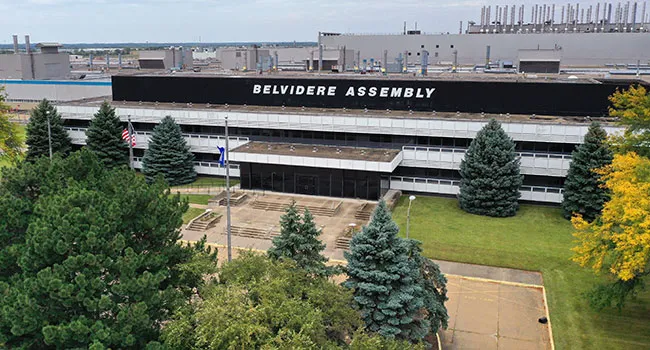 The Stellantis Belvidere Assembly Plant in Belvidere, Ill.