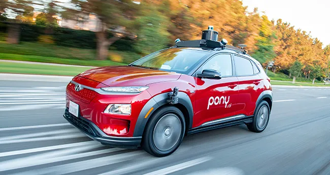 Pony.ai vehicle