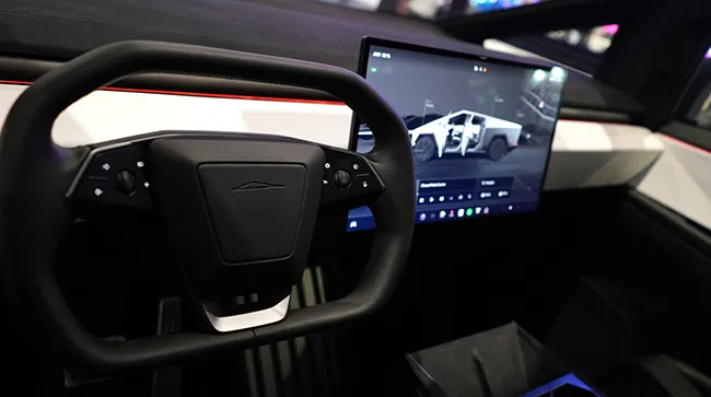 Tesla interior