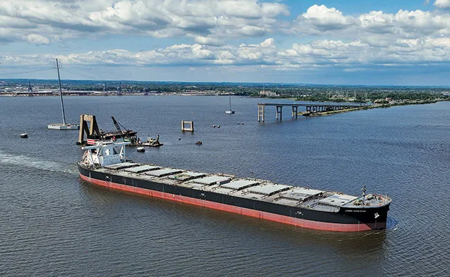 Collapsed Francis Scott Key Bridge