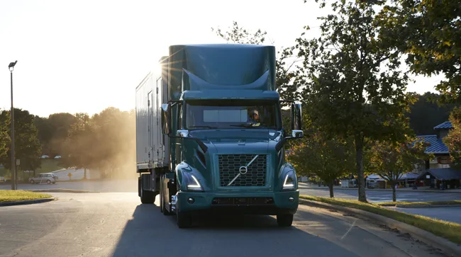 Volvo VNR electric truck