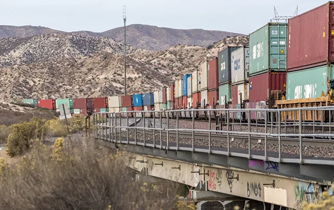 California freight train