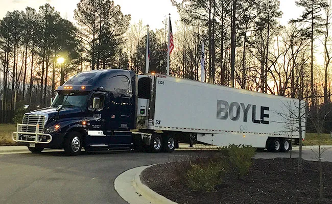 Boyle Transportation truck