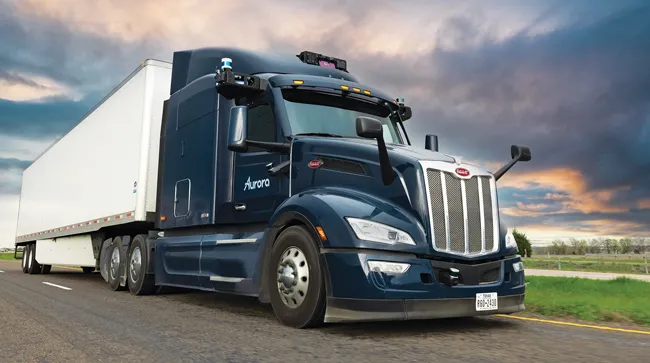 Aurora autonomous truck