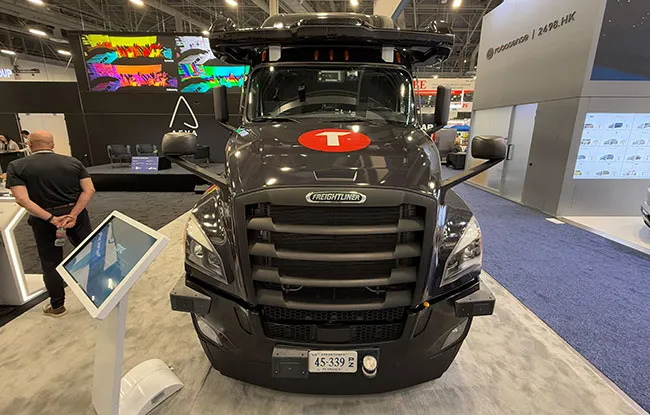 Torc Robotics' self-driving Freightliner Cascadia