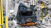 Volvo VNL on assembly line