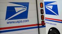 USPS trucks