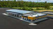 Penske Truck Leasing solar rendition