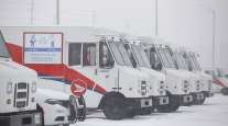 Canada Post trucks