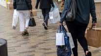 Shoppers with bags