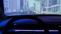 Holographic windshield display