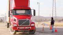 Student truck driver