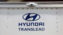 Hyundai Translead logo on trailer