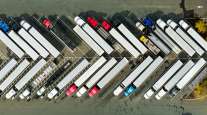 Truck parking lot