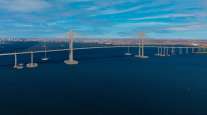 Rendering of Baltimore's new Key Bridge