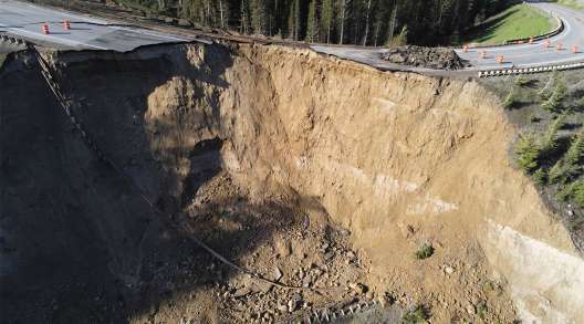 Teton Pass collapse