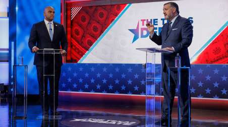 Colin Allred and Ted Cruz