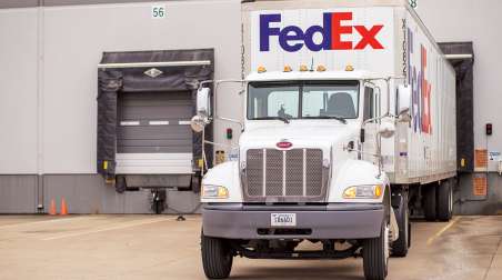 FedEx Freight truck in Arizona