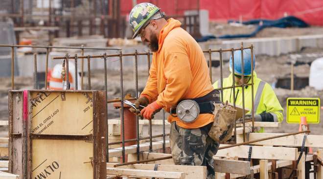 Construction worker on site