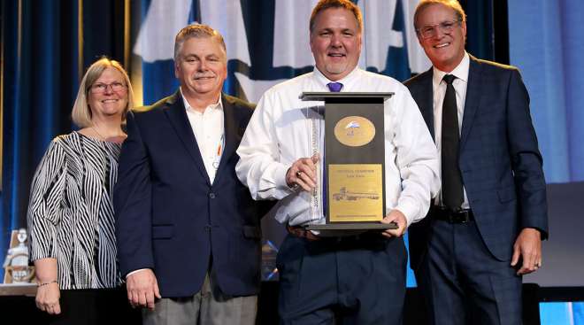 Jack Reed with NTDC trophy