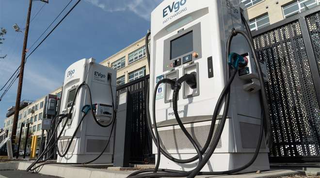 EVgo fast-charging station