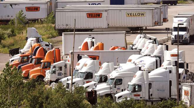 Yellow Corp. truck terminal