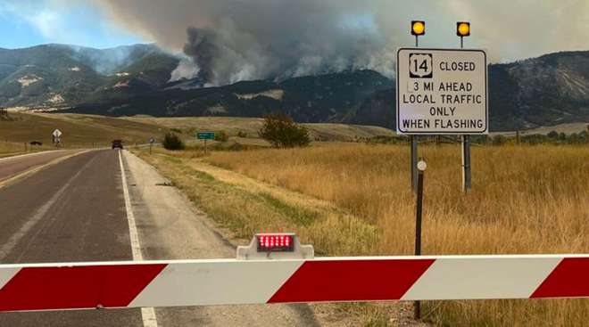 Wyoming wildfire