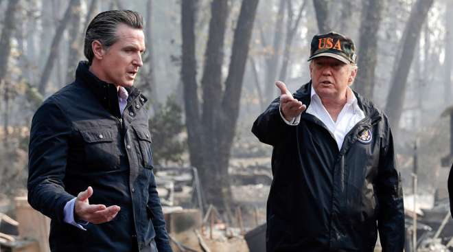 Newsom and Trump