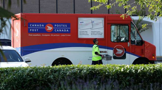 Canada Post truck