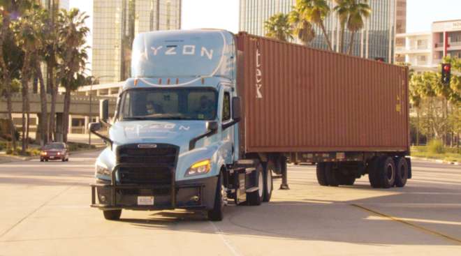 Hyzon truck 