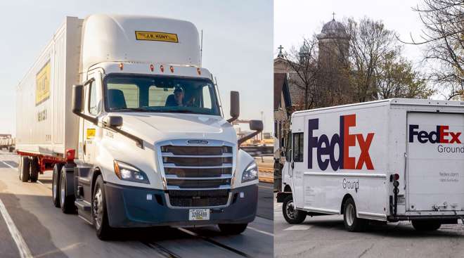 J.B. Hunt and FedEx