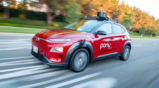 Pony.ai vehicle