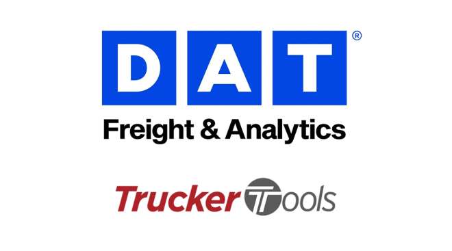 DAT and Trucker Tools logos