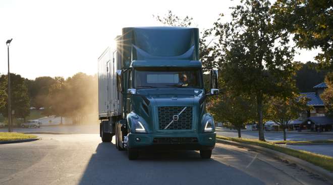 Volvo VNR Electric truck