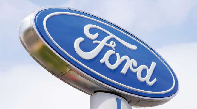 Ford dealership sign