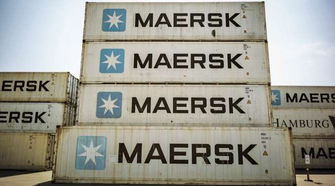 Maersk containers