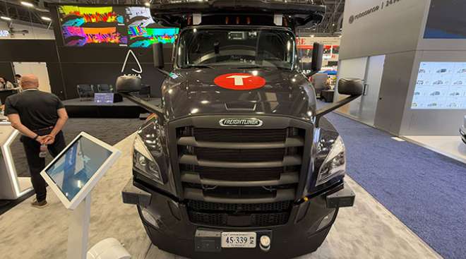 Torc Robotics' self-driving Freightliner Cascadia