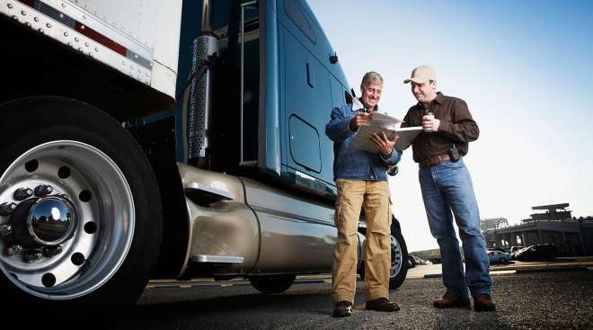 Getty Image of truck transaction