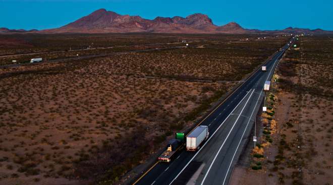 I-10 near Arizona-New Mexico border