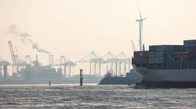 Port of Hamburg in Germany