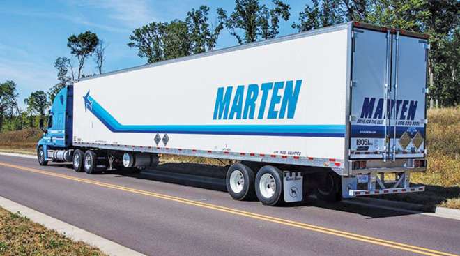 Marten Transport truck