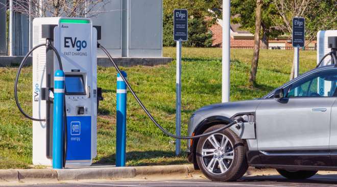 EVgo charging station in Ohio