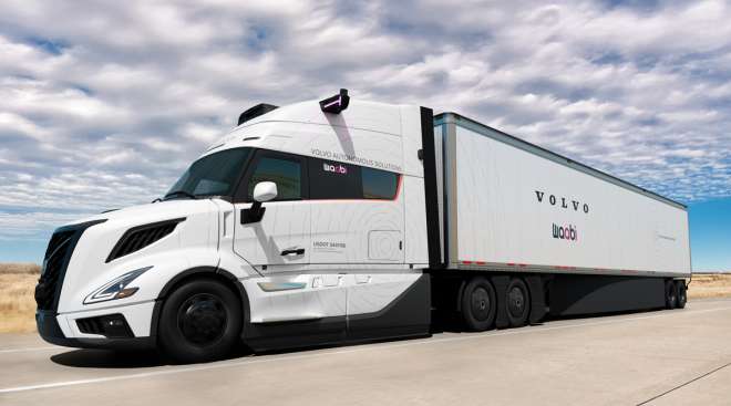 Waabi Volvo truck